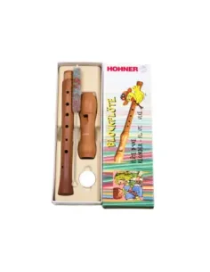 Flauta Hohner 9501 Madera Peral Digitación Alemana 2 piezas 2