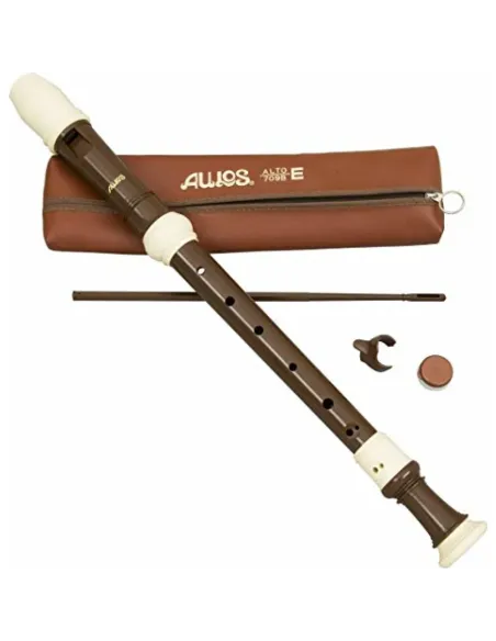 Flauta Dulce Alto Digitación Barroca Aulos 709-B 3 Piezas