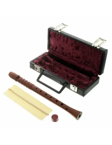 Flauta Dulce Soprano Digitación Barroca Moeck 8250 Kynseker Ciruelo