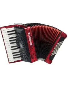 Acordeón Hohner Bravo II 48 A16532 Rojo 2