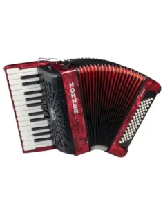 Acordeón Hohner A16972 Bravo II 60 Rojo 2