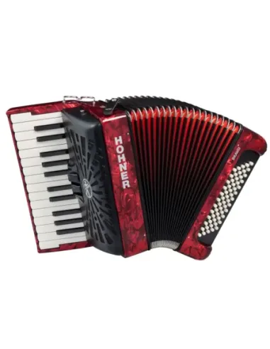 Acordeón Hohner A16972 Bravo II 60 Rojo