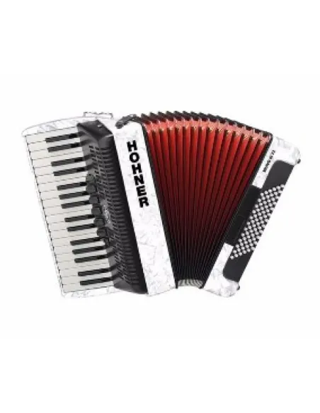 Acordeón Hohner A40951 Bravo II 60 Blanco