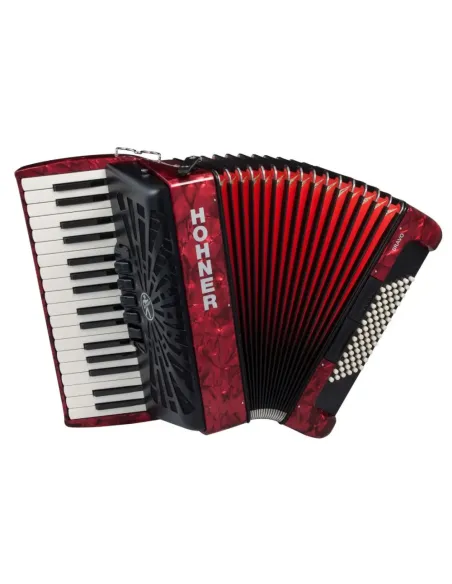 Acordeón Hohner Bravo III 72 A16632 Rojo