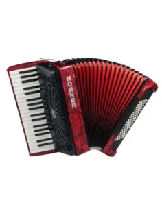 Acordeón Hohner Bravo III 80 A16431 Rojo 2