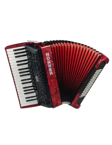 Acordeón Hohner Bravo III 80 A16431 Rojo
