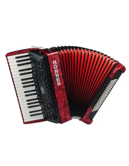 Acordeón Hohner Bravo III 80 A16431 Rojo