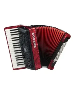 Acordeón Hohner A40831 Bravo III 120 Rojo 2