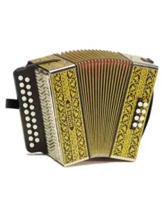 Acordeón Hohner Vienna 2915-GC Dorado A-3404 2