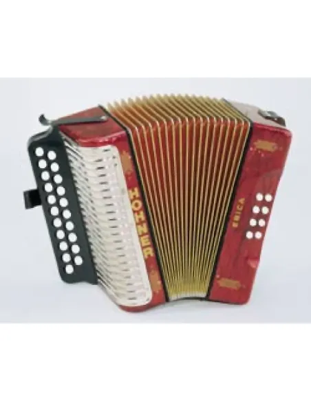 Acordeón Hohner Erica 1600/2-GC Rojo A-2606
