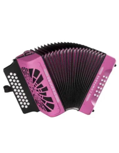 Acordeón Hohner A-4821 Compadre GCF Violeta