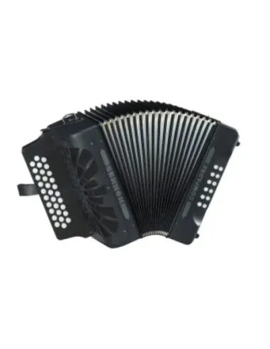 Acordeón Hohner Compadre GCF A-4822 Negro