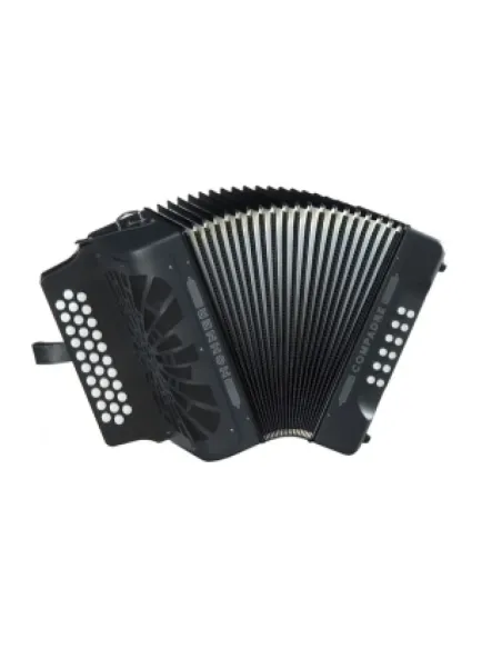 Acordeón Hohner Compadre GCF A-4822 Negro