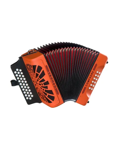 Acordeón Hohner Compadre GCF A-4825 Naranja