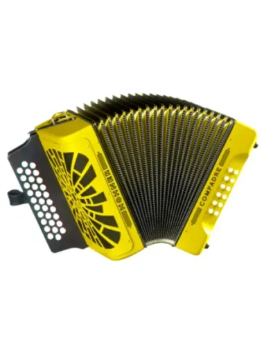 Acordeón Hohner Compadre GCF A-4826 Amarillo