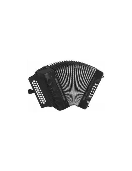 Acordeón Hohner Rey Vallenato GCF A-4922 Negro