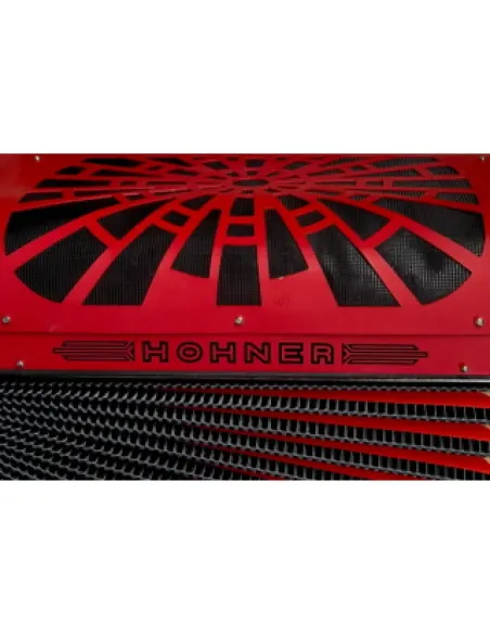 Acordeón Hohner Rey Vallenato GCF A-4924 Rojo