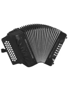 Acordeón Hohner Rey Vallenato FBbEb A-4942 Negro 2