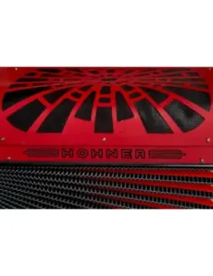 Acordeón Hohner Rey Vallenato FBbEb A-4944 Rojo 2