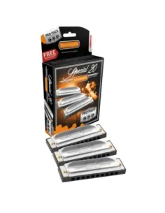 Propack 3 Armónicas Hohner Special-20 A-C-G 5601xp 2
