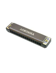 Armonika 32 Voces Cromada 1632-PT 2