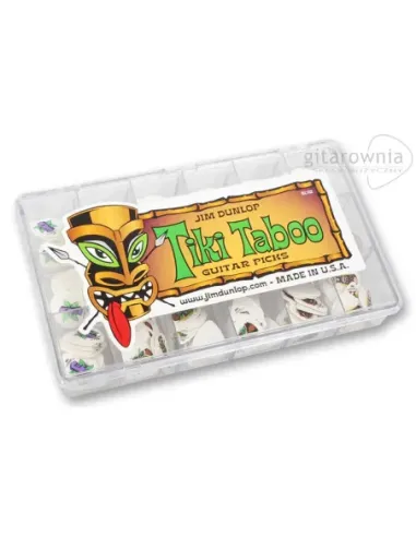 Caja 432 Púas Dunlop BL-102 Blackline Tiki Taboo