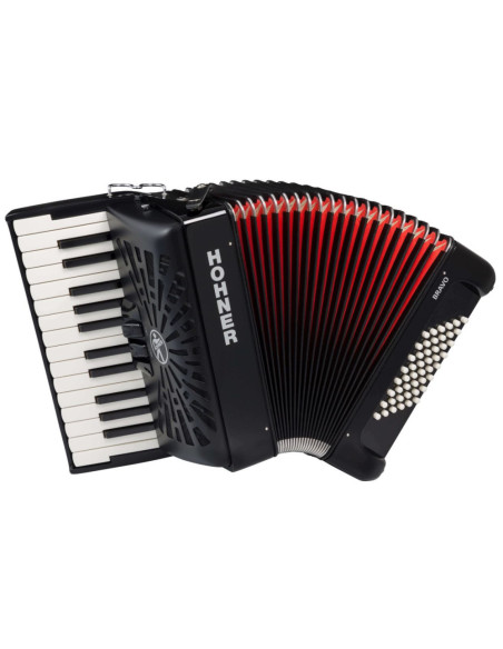 Acordeón Hohner A16521 Bravo II Negro 48 Bajos