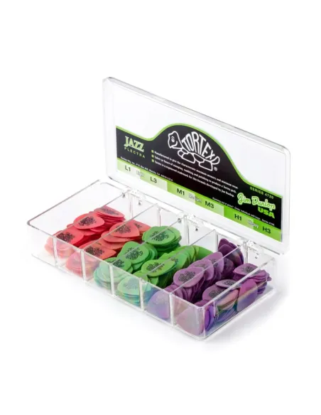 Caja 216 Púas Dunlop 4720 Tortex Jazz