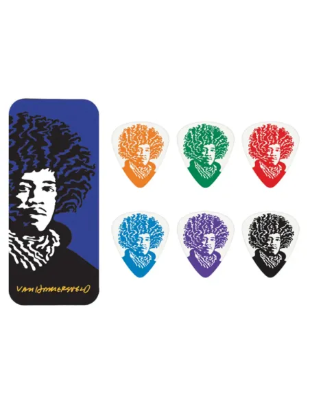 Lata 6 Púas Dunlop JHPT-04H Hamersveld Jimi Hendrix