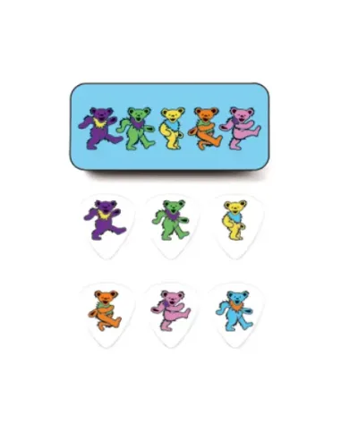 Lata 6 Púas Dunlop GDPT-02M Grateful Dead Dead Bear