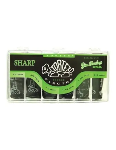 Caja 216 Púas Dunlop 4121 Tortex Sharp