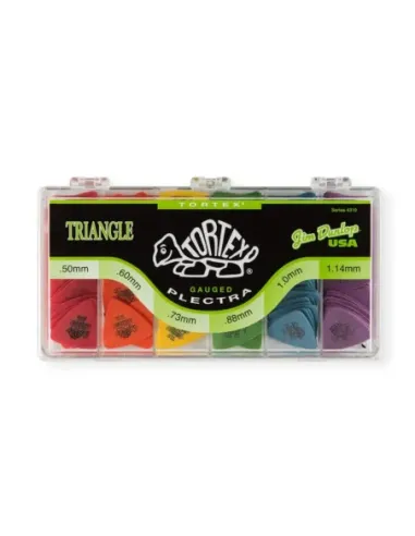 Caja 216 Púas Dunlop 4310 Tortex Triangle