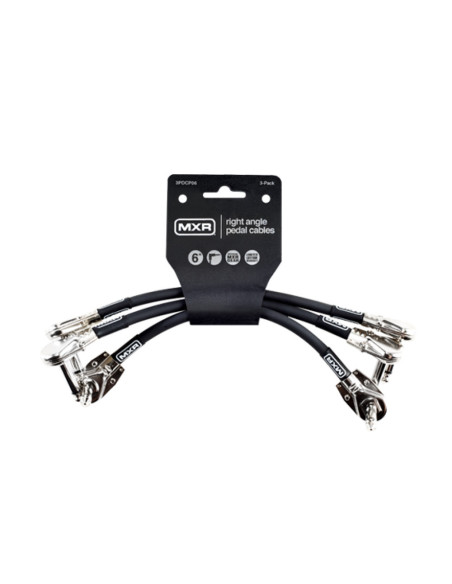 Pack 3 Cables Dunlop 3PDCP06 Patch 15 cms