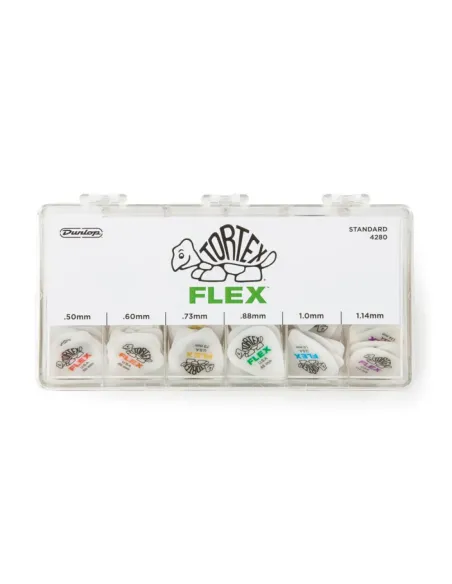 Caja 216 Púas Dunlop 4280 Tortex Flex Standard