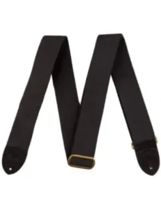 Correa Fender 099-0667-006 Cotton/Leather Negra 2" 2