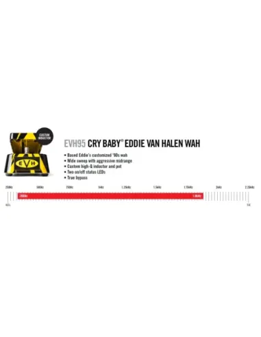 Pedal Dunlop EVH-95 Eddie Van Halen Crybaby Wah