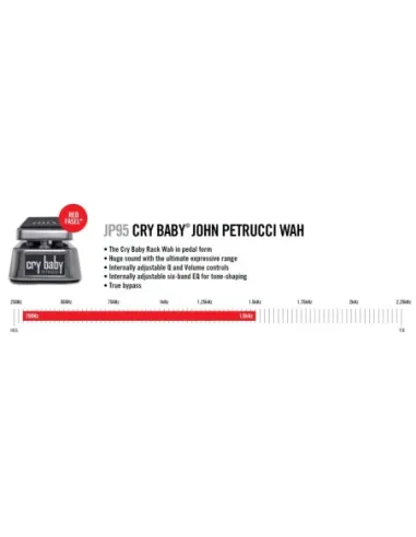 Pedal Dunlop Crybaby JP-95 John Petrucci Wah