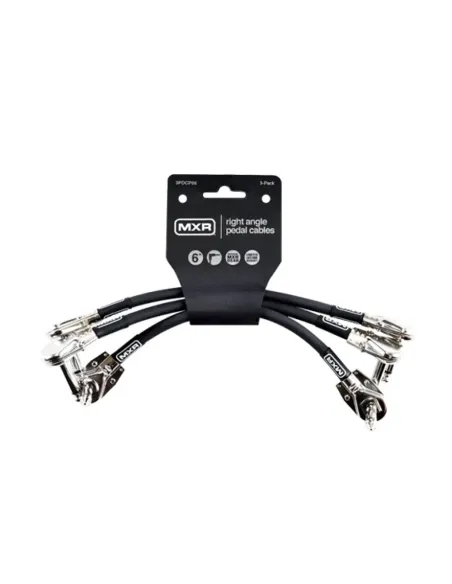 Pack 3 Cables Dunlop 3PDCP06 Patch 15 cms