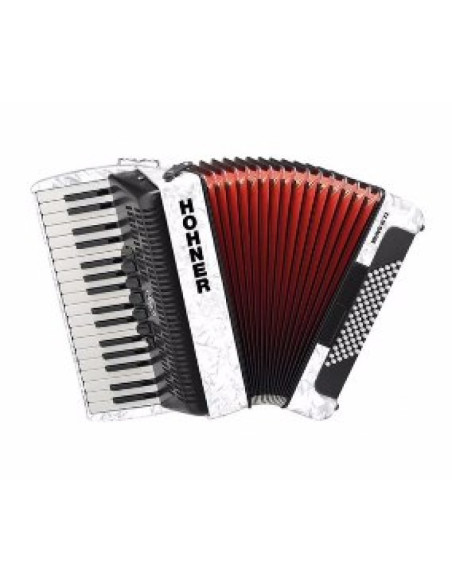 Acordeón Hohner A40951 Bravo II 60 Blanco