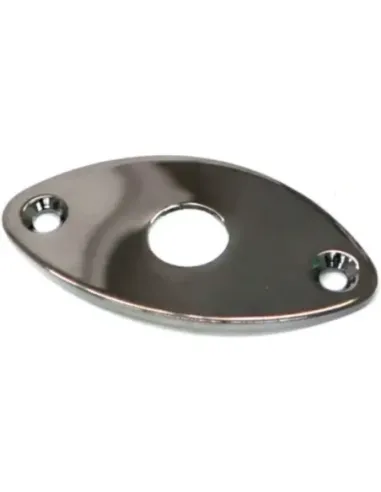 Placa Entrada Jack Gotoh Cosmo Negro JCB-2-CK