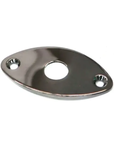 Placa Entrada Jack Gotoh Cosmo Negro JCB-2-CK