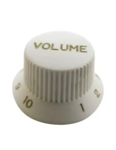 Botón Gotoh Stratocaster KW-240V-W Volumen Blanco