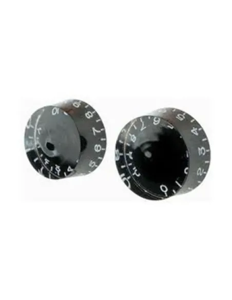 Botón Gotoh Les Paul KB-110 Negro Cilíndrico