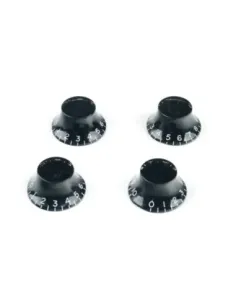 Botón Gotoh Les Paul KB-160 Negro Conico 2