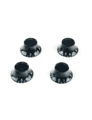 Botón Gotoh Les Paul KB-160 Negro Conico