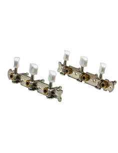 Clavijero Luthier Acústica JC68 Niquelado Tubos Metal Palomilla Pasta