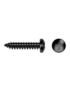 Tornillo Corona Clavijero Negro 2