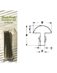 Caja 24 Trastes Dunlop 6270 Tipo Electrica 2