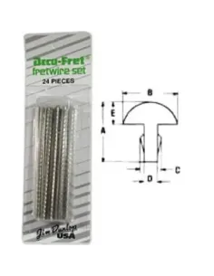 Caja 24 Trastes Dunlop 6100 Tipo Bajo 2