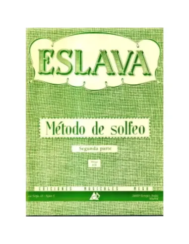 Método Solfeo y Teoria H. Eslava 2
